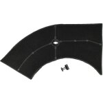 Filtre  charbon actif compatible avec ariston sl 16. 1 (wh), sl16. 1 ix, sl 16. 1 (bk), sl16. 1p (bk) ...