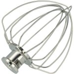 Vhbw fouet p�tissier pour robot de cuisine compatible avec kitchenaid (4, 3 l, 4, 7 l ou 4, 8 l) - acier ...