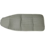 Housse de table de repassage compatible avec kesper easystore planche � repasser gris / blanc - vhbw