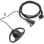 Vhbw oreillette compatible avec midland xt28, xt511, xt30 radio talkie - walkie