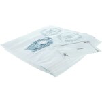 Vhbw lot de sacs + filtre avec 6 pi�ces remplacement pour siemens typ p, bbz41fp, vz41afp pour aspirateur ...