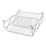 Vibo - porte chaussures - d�cor : gris aluminium - mat�riau : acier - profondeur : 510 mm - hauteur : ...