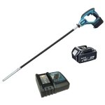 Vibreur � b�ton 18 v lxt makita avec 2 batteries 18v 4. 0ah - chargeur - coffret - dvr450rme