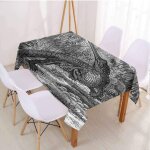 Vicwowone nappe rectangulaire de polyester vintage easy de clean, wildflowers de daffodil, rectangulaire, ...