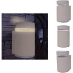 Vidaxl - applique murale ext�rieure demi - cylindrique aluminium gris - applique murale exterieure - ...