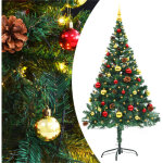 Vidaxl ? arbre lumineux pr� - �clair� 150 cm ? 150 led lumi�re chaude ? pvc r�sistant intemp�ries ? 4 ...