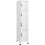 Vidaxl - armoire � casier avec 4 compartiments 38x45x180 cm