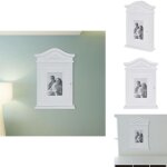 Armoire à clés avec cadre photo blanc - armoire à clés - porte - clés - organisateur de clés - rangement ... Armoire à clés avec cadre photo blanc - armoire à clés - porte - clés - organisateur de clés - rangement ...