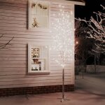 Bouleau blanc  led 672 led blanc chaud 400 cm