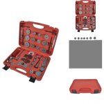 Vidaxl - coffret repousse piston d'etrier de frein - kit de 35 pi�ces - coffret outil frein - piston ...