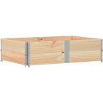 Vidaxl - colliers de palette 2 pcs 150x100 cm bois de pin solide