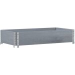 Vidaxl - collier de palette gris 100x50 cm bois de pin solide