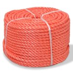 Corde torsad�e polypropyl�ne 14 mm 100 m orange vidaxl
