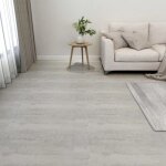 Vidaxl - dalles de plancher autoadh�sives 55 pcs pvc 5, 11 m� gris clair