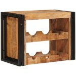 Vidaxl �tag�re � vin 100 x 45 x 33 cm bois de mangue brut solide