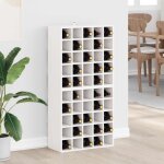 Vidaxl �tag�re � vin 2 pcs blanc 56 x 25 x 56 cm pin massif