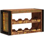 Vidaxl �tag�re � vin marron 100 x 45 x 33 cm bois r�cup�r� massif