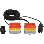 Vidaxl - feux de remorque 2 pcs rouge 10, 5x7, 5x10 cm ampoule led 12 v Vidaxl - feux de remorque 2 pcs rouge 10, 5x7, 5x10 cm ampoule led 12 v