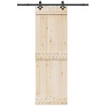 Vidaxl - kit de quincaillerie de porte coulissante 152, 5 cm acier noir