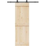 Vidaxl - kit de quincaillerie de porte coulissante 152, 5 cm acier noir Vidaxl - kit de quincaillerie de porte coulissante 152, 5 cm acier noir