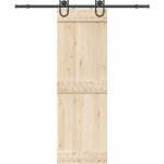 Vidaxl - kit de quincaillerie de porte coulissante 183 cm acier noir Vidaxl - kit de quincaillerie de porte coulissante 183 cm acier noir