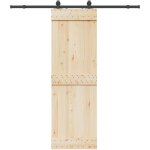 Vidaxl - kit de quincaillerie de porte coulissante 200 cm acier noir Vidaxl - kit de quincaillerie de porte coulissante 200 cm acier noir