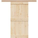 Vidaxl - kit de quincaillerie de porte coulissante alliage d'aluminium