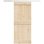 Vidaxl - kit de quincaillerie de porte coulissante alliage d'aluminium