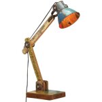 Lampe de bureau industrielle multicolore ronde 23x18x95 cm e27