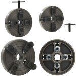 Mandrin  bois  4 mchoires connexion m33 acier noir 150x63 mm - mandrin  bois - mandrins  bois - ...