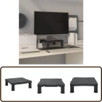 Vidaxl - support de moniteur noir 33, 5x34x10, 5 cm - support de moniteur - meuble tv - support pc - ...
