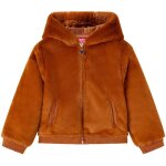 Veste  capuche pour enfants fausse fourrure cognac 92 vidaxl 924870