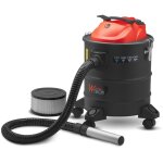 Vide cendres 1200w 20l avec soufflerie, fonction dcolmatage et roues warm tech