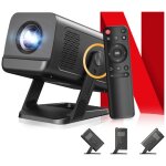 Vid�oprojecteur 4k android 14 tv - 25000 lumen - wifi 6 - projecteur portable auto keystone - rotation ...