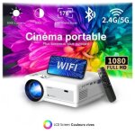Vid�oprojecteur full hd 1080p 4k wifi mini led portable projecteur 2. 4g 5g bluetooth pour smartphone ...