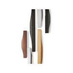 Poign�e noma 0254 / 0255 - talla inox look 350mm / entraxe 256mm. porte 19 mm