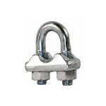 Serre - cable a etrier zingue 20mm