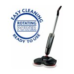 Vileda - lavapavimenti �lectrique rechargeable avec 2 v�tements rotatifs pour la maison et les clubs ...