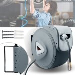 Vingo - enrouleur automatique de tuyau 30 + 2m dvidoir  enroulement automatique de tuyau d'arrosage ...