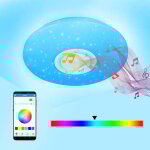 Vingo - plafonnier led 36w télécommande ciel étoilé plafonnier bluetooth musique Vingo - plafonnier led 36w télécommande ciel étoilé plafonnier bluetooth musique