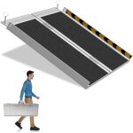 Rampe pour fauteuil roulant rampe de chargement 2x portable alu surface antidérapante rampe d'accès capacité ... Rampe pour fauteuil roulant rampe de chargement 2x portable alu surface antidérapante rampe d'accès capacité ...
