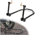 Vingo - swanew support bquille de moto arrire lve moto arrire sur roulettes avec adaptateurs caoutchouc ...