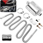 Vingo - swanew tuyau d'chappement pour groupes lectrognes 300 cm silencieux d'chappement en inox ...