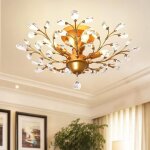 Vintage k9 clair lustres en cristal, Éclairage de plafond, pendentif Éclairage encastré luminaire avec ... Vintage k9 clair lustres en cristal, Éclairage de plafond, pendentif Éclairage encastré luminaire avec ...