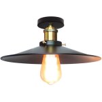 Vintage plafonnier industriel retro en m�tal �36cm lustre luminaire l'�clairage pour chambre salon cuisine ...