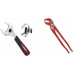 Lot cle a molette 8 + pince multi 240mm Lot cle a molette 8 + pince multi 240mm