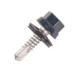 Vis bac acier scell - it plage mtal zed - 6. 3 x 25 mm - th12 - beige ral1015 - sachet de 100 - ztzr ...