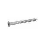Vis � bois t�te frais�e fendue - inox a4 4x50 mm - bo�te de 200