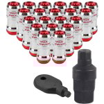 Vis d'�crous de roue de roue de course de voiture m12 x p1. 5 pour la plupart des roues de rechange (rouge) ...