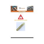 Cheville chimique capsule m8 - 1 pi�ce